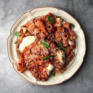 Chicken Parm with Baked Rigatoni